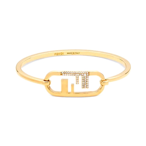 Vòng tay Fendi Women O Lock Bracelet Gold-Colored Bracelet