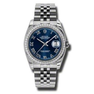 ĐỒNG HỒ ROLEX Oyster Perpetual Datejust 36 Blue Dial Stainless Steel Jubilee Bracelet