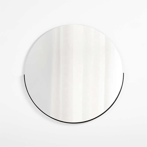 GƯƠNG RANGE Large Round Black Wall Mirror