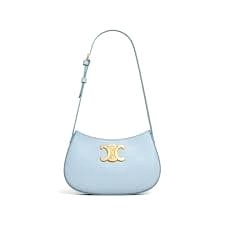TÚI Celine Women Medium Tilly Bag in Shiny Calfskin-Blue