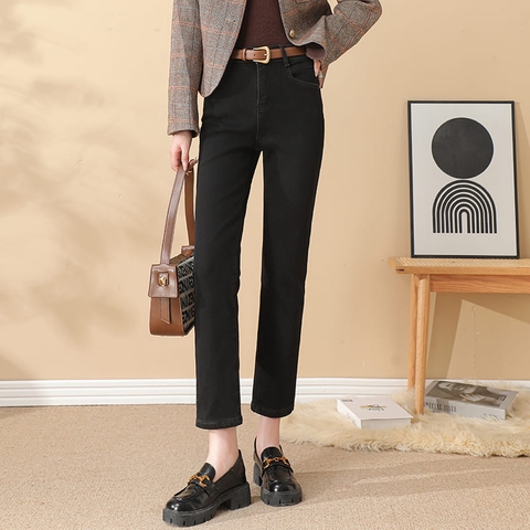 Quần jeans nữ cao cấp xuân thu JD9