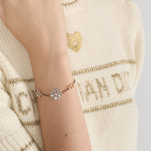 LẮC TAY DIOR FLOWER FLEUR DE GLACE