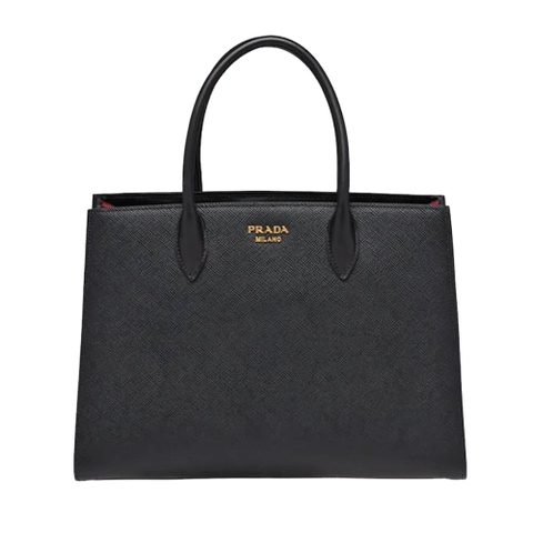 TÚI Prada Women Large Saffiano Leather Handbag-Black