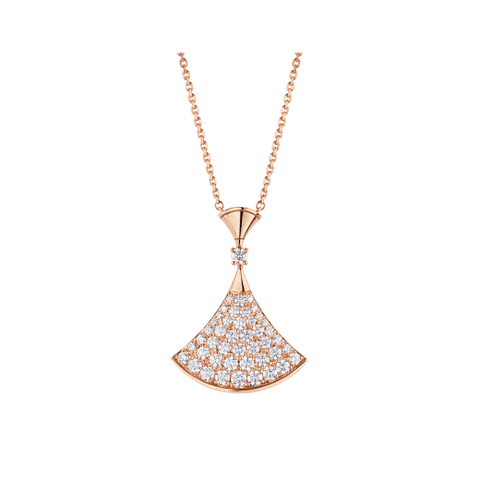 DÂY CHUYỀN BULGARI DIVAS’ DREAM PAVE' DIAMOND 18K ROSE GOLD