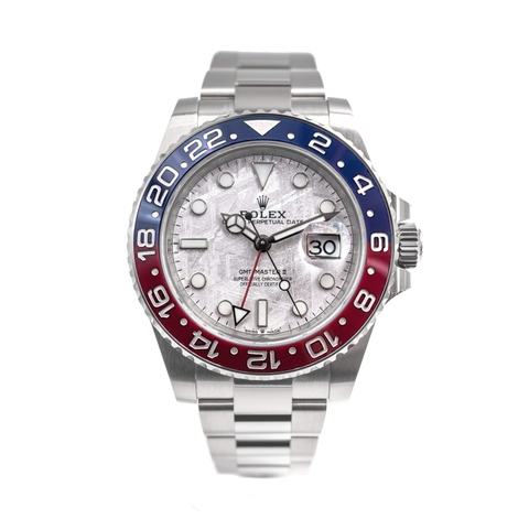 ĐỒNG HỒ Rolex GMT-Master II Pepsi White Gold Meteorite 2021
