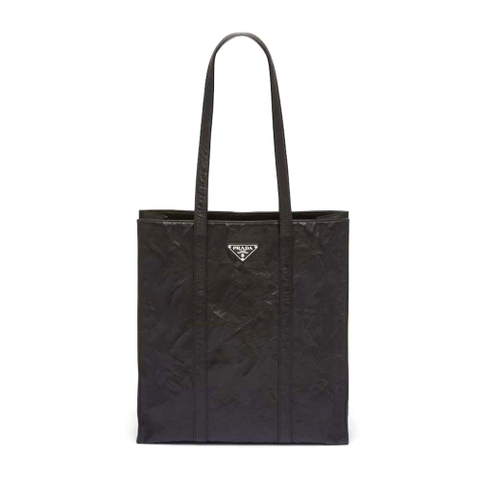 TÚI Prada Women Small Antique Nappa Leather Tote-Black