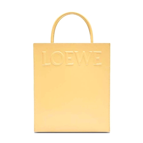 TÚI Loewe Women LOEWE Standard A4 Tote in Sleek Calfskin-Beige