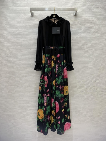 VÁY DOLCE & GABBANA Black Party Long Dress High Classy