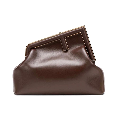 TÚI FENDI Women First Medium Nappa Leather Bag-Maroon