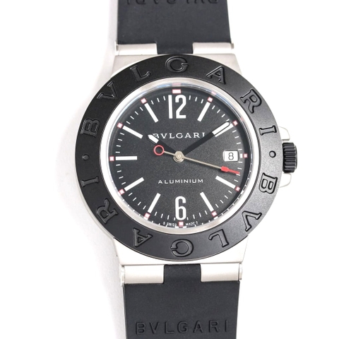 Đồng hồ BVLGARI Aluminium Automatic mặt số màu đen