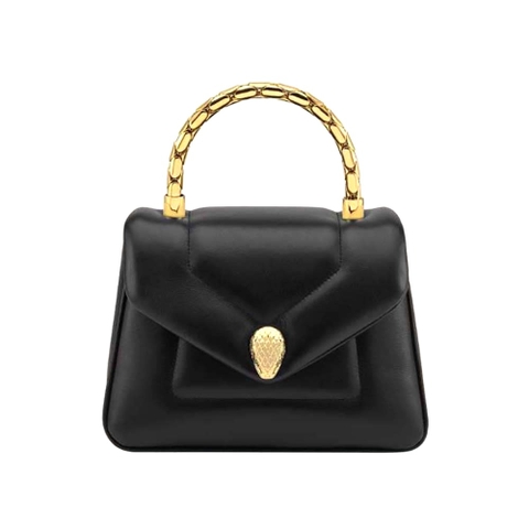 TÚI Bvlgari Women Serpenti Reverse Top Handle-Black