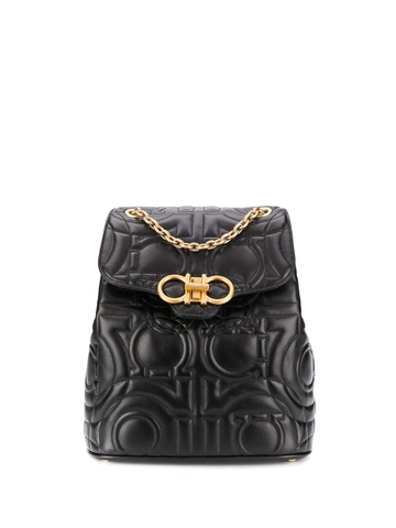 BALO Salvatore Ferragamo embossed Gancini backpack