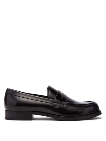 GIÀY PRADA  Leather penny loafers