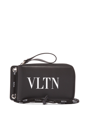 VÍ VALENTINO  VLTN logo neck wallet