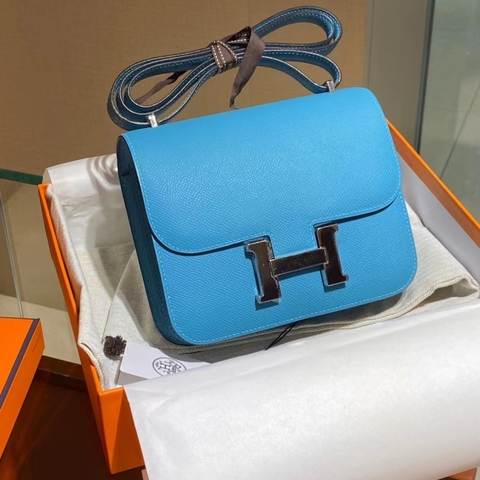 TÚI HERMES Constance Blue Epsom 19CM(giá liên hệ)