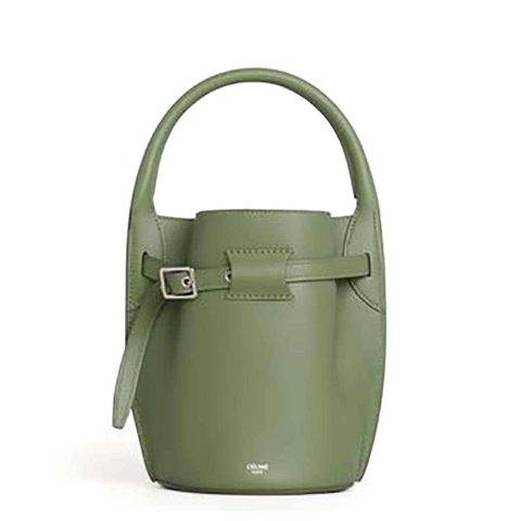 TÚI Celine Women Big Bag Nano Bucket in Smooth Calfskin-Lime