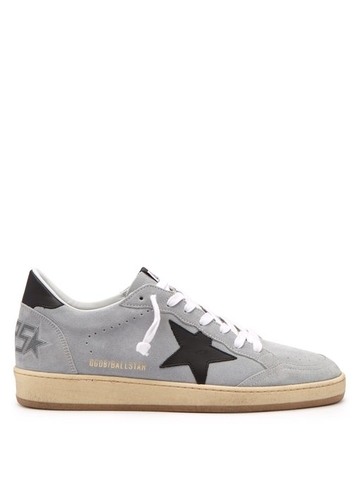GIÀY GOLDEN GOOSE  Ball Star low-top suede trainers