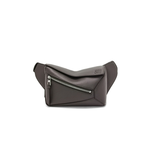 Túi LOEWE Mini Puzzle Bumbag in classic calfskin dark grey unisex