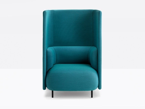 GHẾ PEDRI Acoustic high-back fabric ARMCHAIR