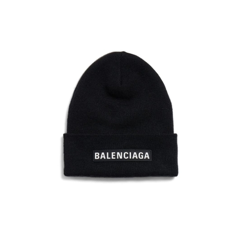 MŨ BALENCIAGA MERINO BEANNIE MŨ LEN