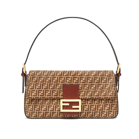 TÚI FENDI Women Baguette 1997 Beige Split Leather Bag