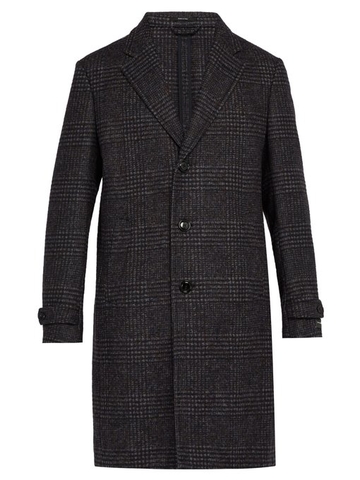 ÁO ERMENEGILDO ZEGNA  Single-breasted alpaca and wool-blend overcoat