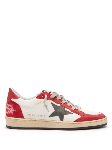 GIÀY GOLDEN GOOSE  Ball Star low-top suede trainers