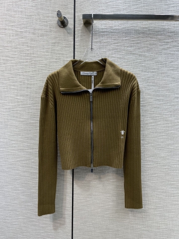 ÁO DIOR Cardigan Brown Sweater