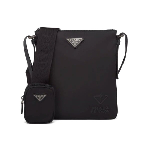 TÚI PRADA Re-Nylon and Saffiano Leather Shoulder Bag