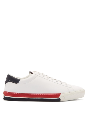 GIÀY MONCLER  Montpellier leather trainers
