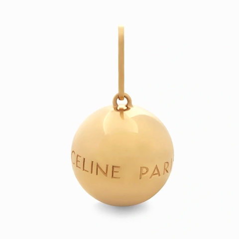 Vòng cổ Celine Women Separables Boule Celine Paris Pendant in Brass with Gold Finish