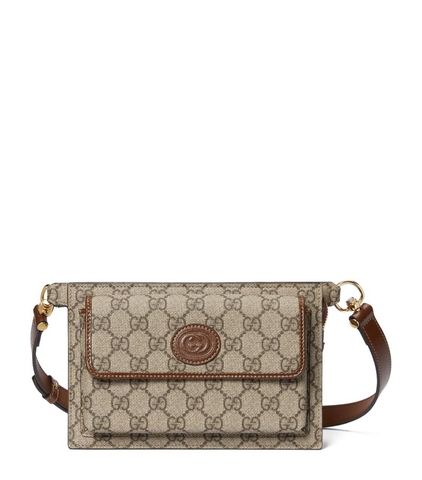 TÚI GUCCI GG Supreme Canvas Interlocking G Belt Bag