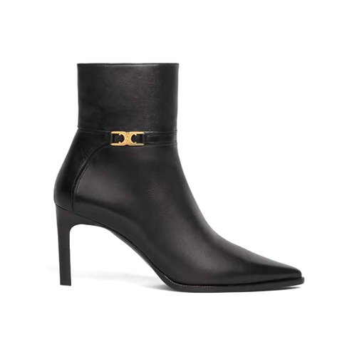 GIÀY Celine Women Verneuil Ankle Boot with Triomphe in Calfskin