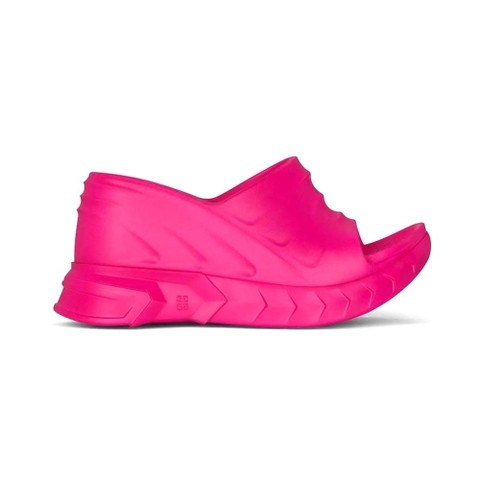 DÉP Givenchy Women Marshmallow Wedge Sandals in Rubber-Pink