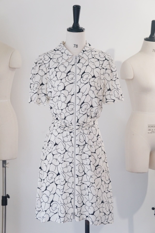ĐẦM MIU MIU CAMELLIA HOA TRÀ MID DRESS High Classy