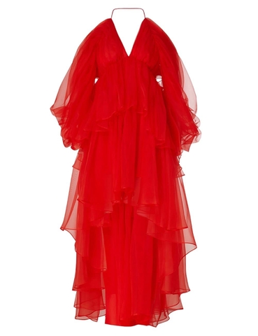 VÁY ZIMMERMANN NATURA GATHERED LONG DRESS High Classy
