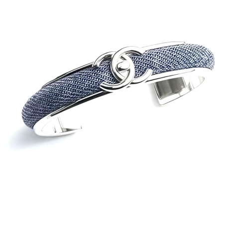 LẮC TAY CHANEL DOUBLE CC DENIM VERSION