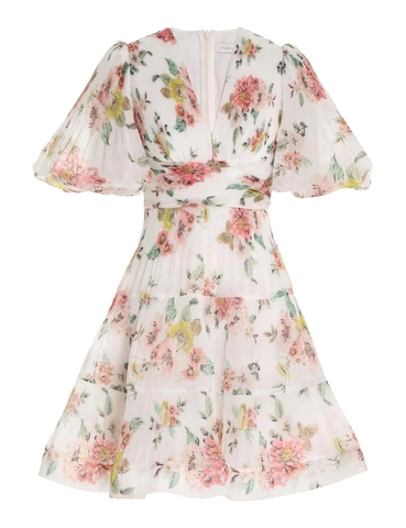 VÁY ZIMMERMANN PLEATED MINI DRESS Vintage Dress