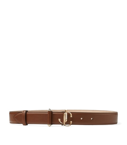 DÂY LƯNG JIMMY CHOO  Leather JC Logo Belt 3CM