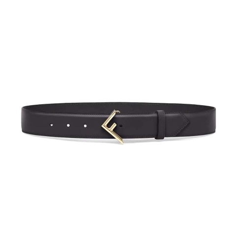 DÂY LƯNG Fendi Women Black Leather Belt