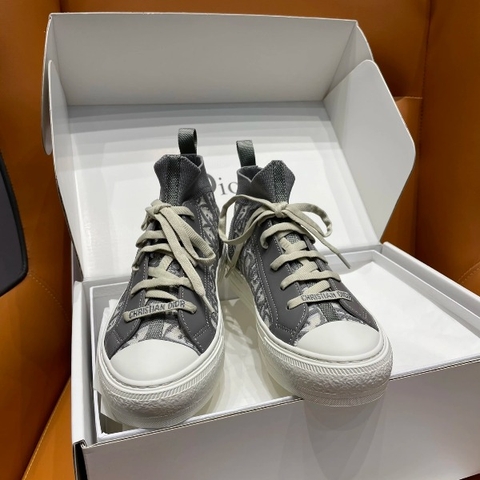 GIÀY Christian Dior Walk'N 23 Oblique High Top Grey