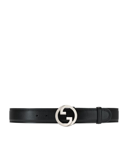 DÂY LƯNG GUCCI  Leather Blondie Belt khóa trắng