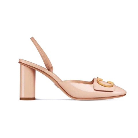GIÀY Dior Women C’est Dior Slingback Pump Nude Patent Calfskin