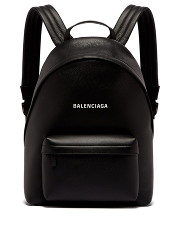 BALO BALENCIAGA  Explorer logo leather backpack