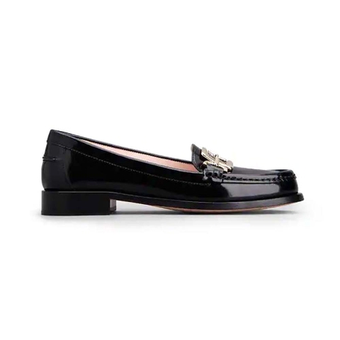 GIÀY Roger Vivier Women Metal Buckle Morsetto Loafers in Patent Leather