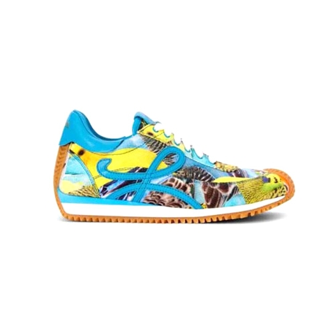 GIÀY Loewe Unisex Flow Runner in Printed Canvas