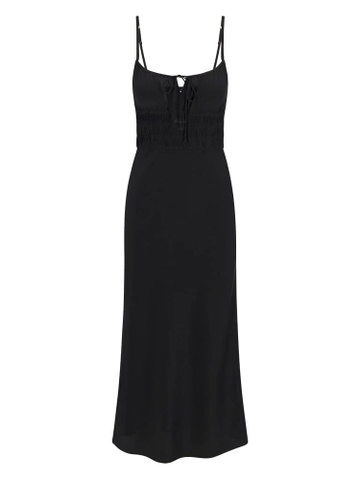 ĐẦM HAI DÂY REALISATION MÀU ĐEN BLACK LONG DRESS High Classy