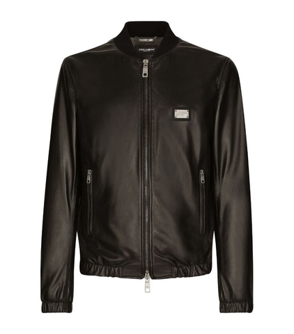 ÁO DOLCE & GABBANA Lambskin Bomber Jacket