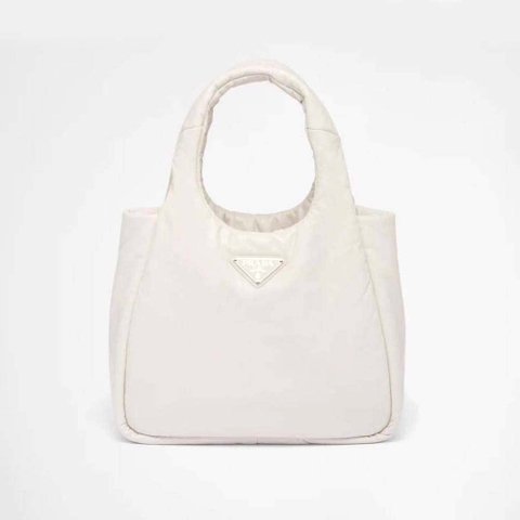 TÚI Prada Women Medium Padded Prada Soft Nappa Leather Bag-White