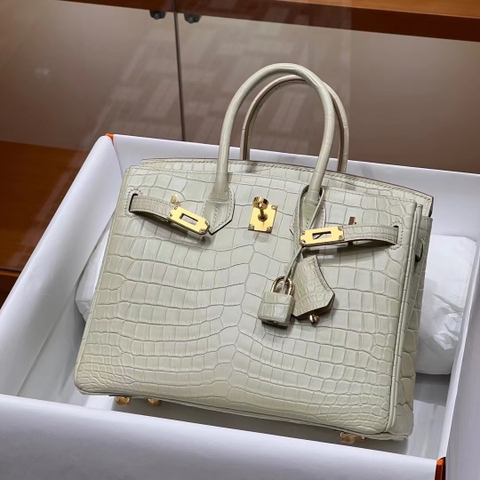 Túi Hermes Birkin Beton Niloticus 25CM Handmade khâu tay(Giá liên hệ)